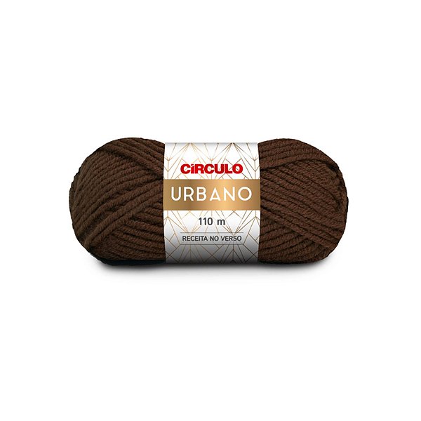 Lã Urbano 100g 110m Círculo 7569 Marrom Intenso