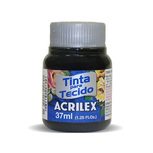 Tinta Para Tecido Fosca Acrilex 520 Preto