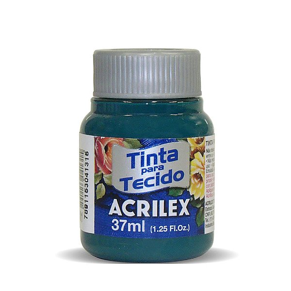 Tinta Para Tecido Fosca Acrilex 511 Verde Bandeira
