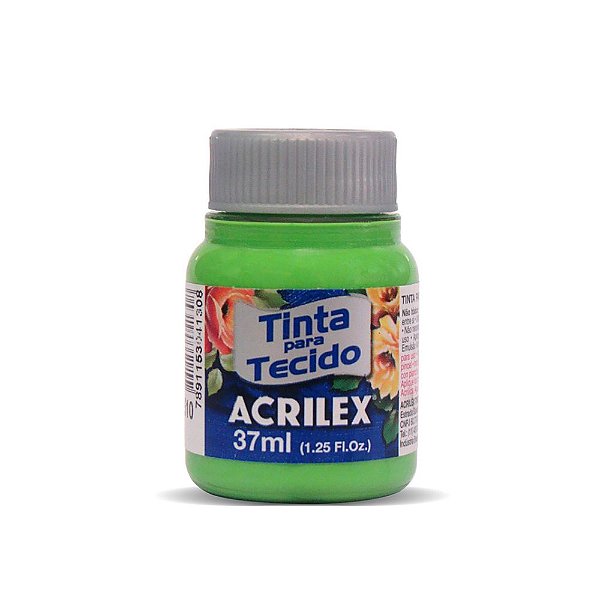 Tinta Para Tecido Fosca Acrilex 510 Verde Folha