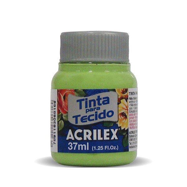 Tinta Para Tecido Fosca Acrilex 985 Verde Kiwi