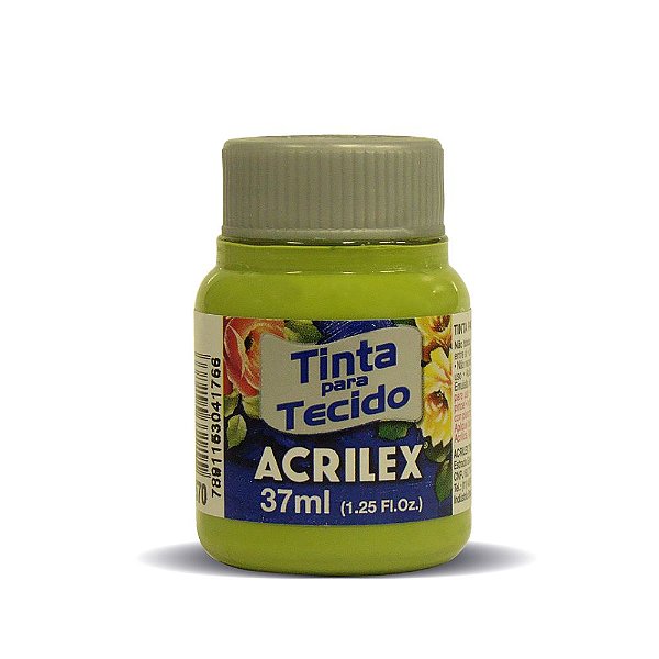 Tinta Para Tecido Fosca Acrilex 570 Verde Pistache