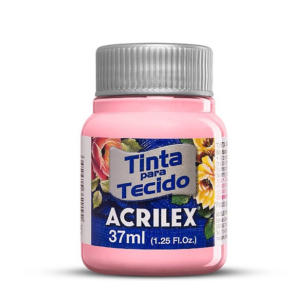 Tinta Para Tecido Fosca Acrilex 636 Rosa Inglesa
