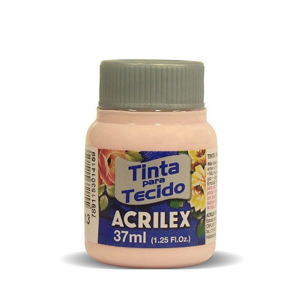 Tinta Para Tecido Fosca Acrilex 813 Rosa Bebê