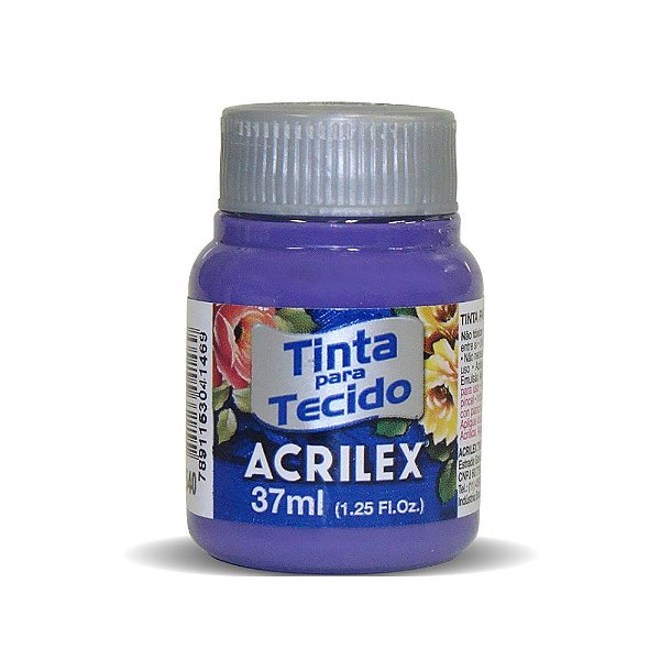 Tinta Para Tecido Fosca Acrilex 540 Violeta Cobalto