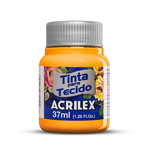 Tinta Para Tecido Fosca Acrilex 833 Amarelo Gema