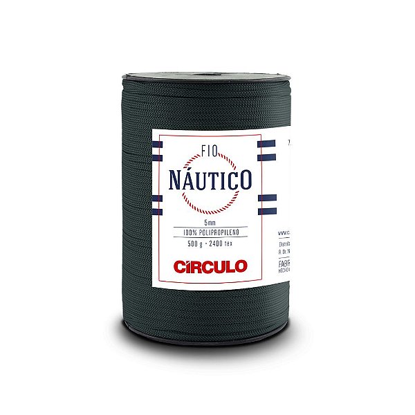 Fio Náutico 5mm Círculo Cor 5398 Musgo