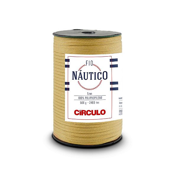 Fio Náutico 5mm Círculo Cor 7625 Castanha