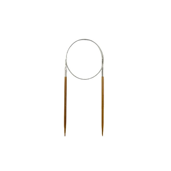 Agulha Circular Bambu 60cm - 4,5mm