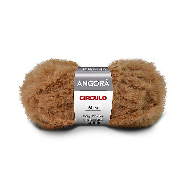 Lã Angora Círculo 60m Cor 7428 Agreste