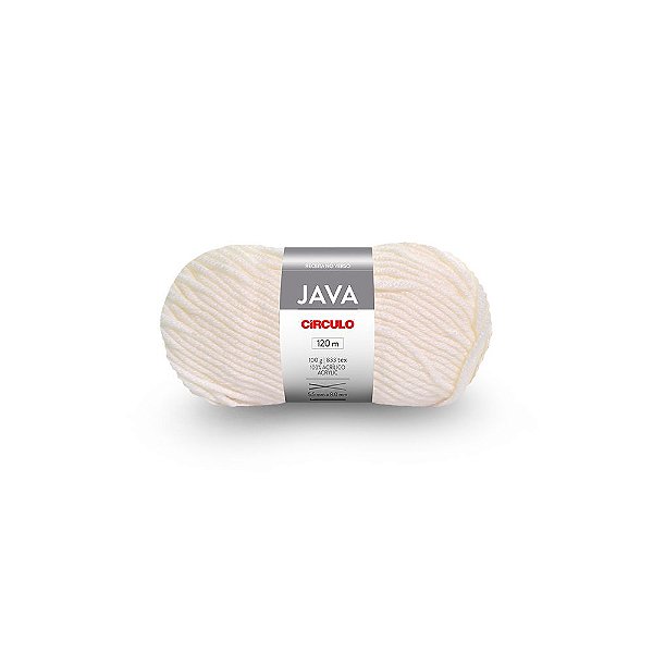 Lã Java Círculo 120m 8001 Branco