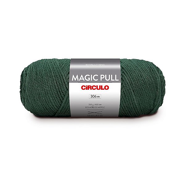 Lã Magic Pull 200g 306m 100% Acrílico Marca Círculo 8166 Ultimate Gray