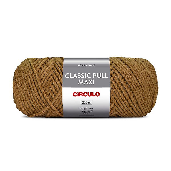 Lã Classic Pull Maxi 200g 220m 100% Acrílico Marca Circulo 0876 Rapadura