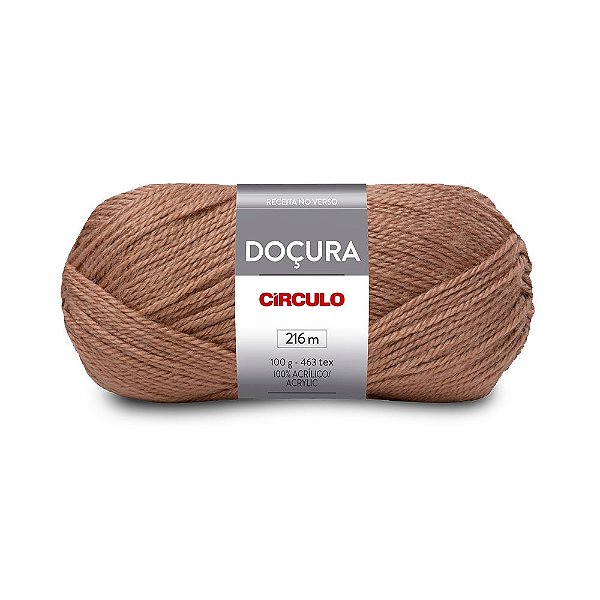 Lã Doçura 100g 216m 100% Acrilico Marca Círculo 3286 Figo