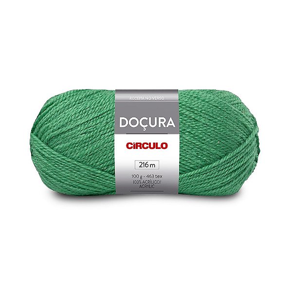 Lã Doçura 100g 216m 100% Acrilico Marca Círculo 5146 Água Marinha