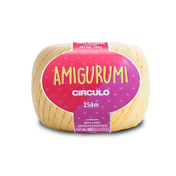 Linha Amigurumi Círculo 254m Cor 1112