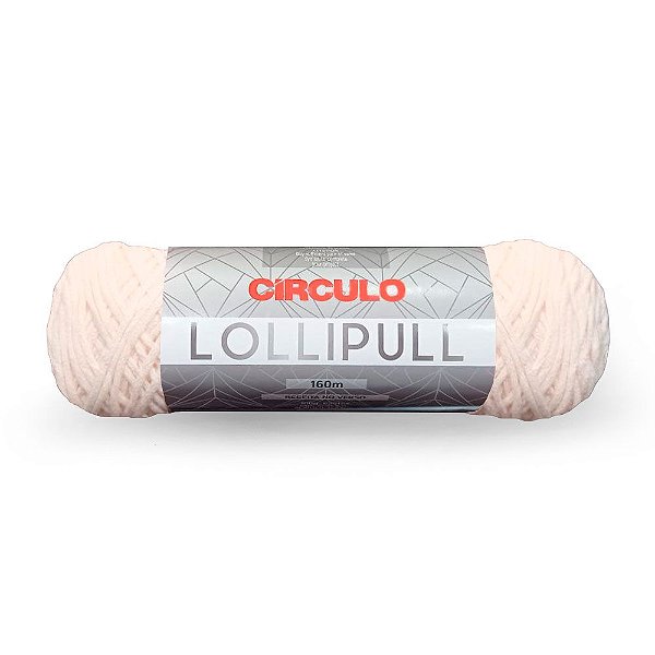 Lã LolliPull 100g 160m 100% Acrílico Marca Circulo 868 Natural