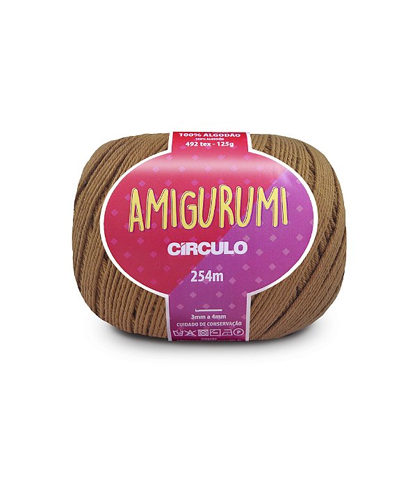 Linha Amigurumi Círculo 254m Cor 7148 Craft