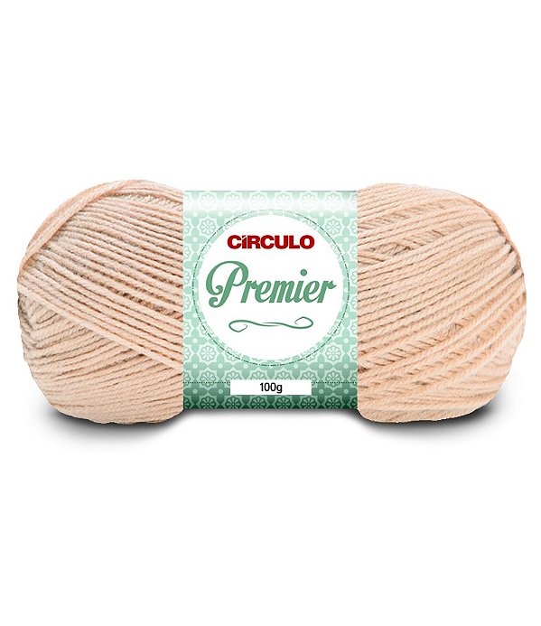 Lã Premier 100g 283m 100% Acrílico Marca Círculo Cor 7516 TAFETÁ