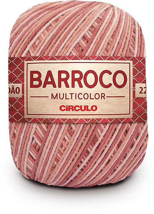 Barbante Barroco Multicolor Círculo 226m 9973  ASTÚCIA