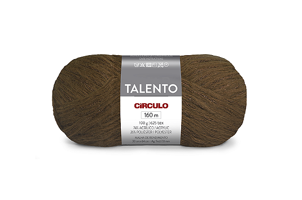Lã Talento Circulo 100g 160m cor 7543 Cerâmica