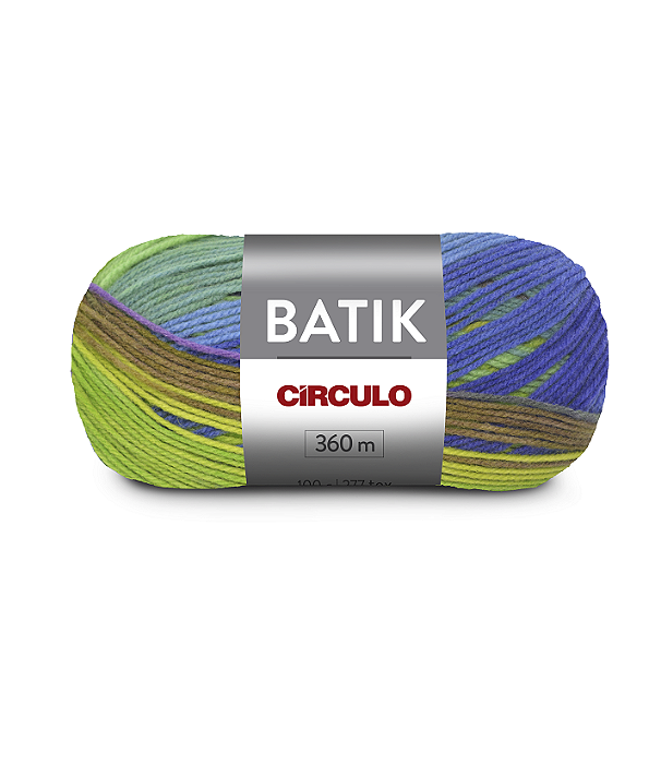 Lã  Batik Círculo 360m 9965 Colibri
