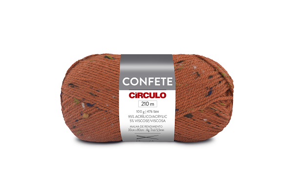 Lã Confete Círculo 210m 3249 Licor