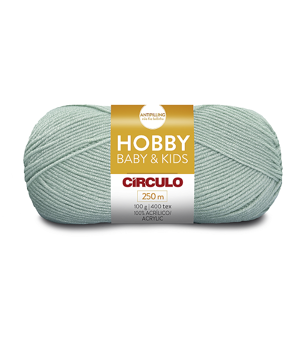 Lã Hobby Baby e Kids Círculo 250m 2664 Erva-doce
