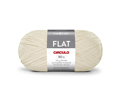 Fio Flat Circulo 180m 100g 7841 Névoa