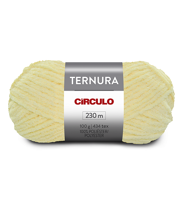 Lã Ternura 100g 230m 100% Poliéster Marca Círculo 1765 Narciso