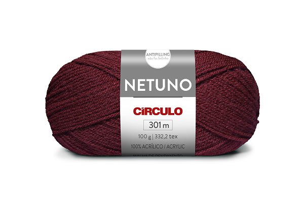 Lã Netuno Círculo 3361 Borgonha
