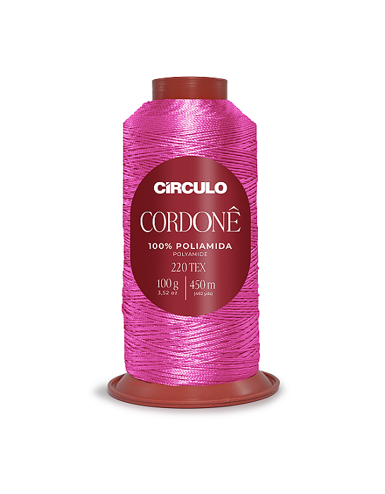 Fio Cordone 100% Poliamida Circulo 3230 Rosa Magenta