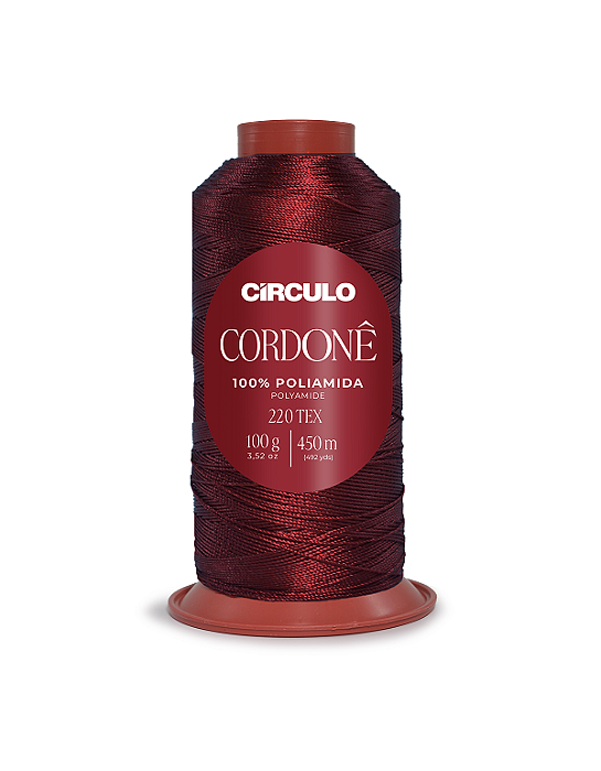 Fio Cordone 100% Poliamida Circulo 7136 Marsala