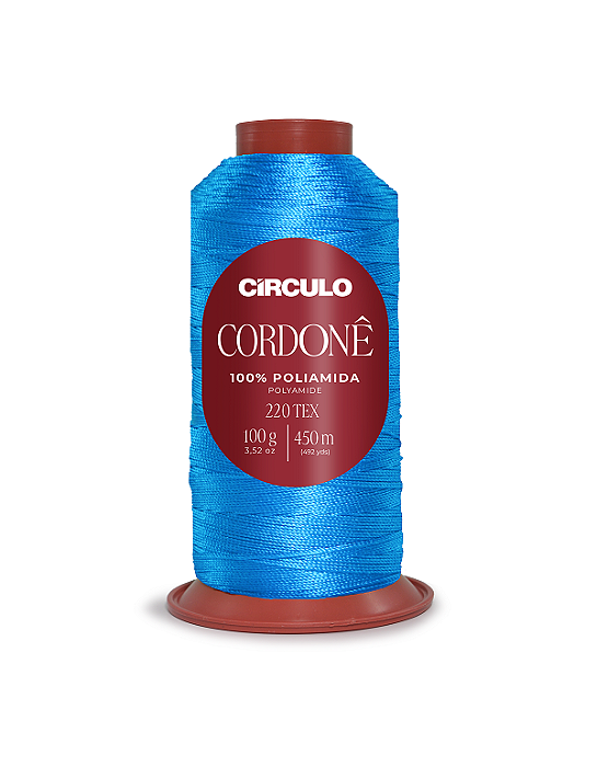 Fio Cordone 100% Poliamida Circulo 2194 Turquesa