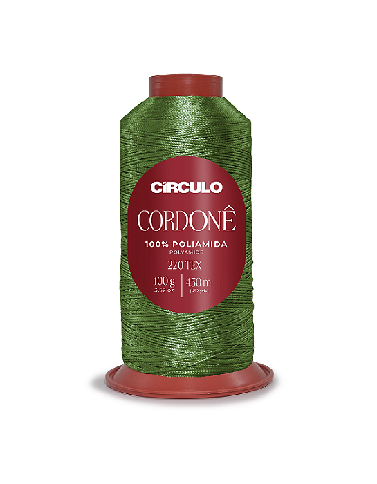 Fio Cordone 100% Poliamida Circulo 5398 Musgo