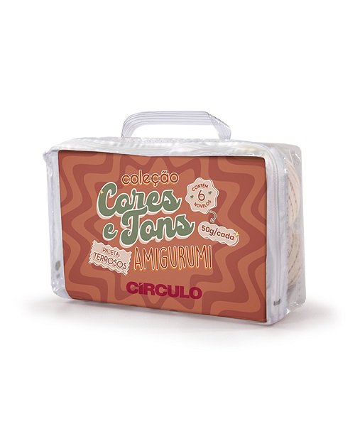 kit Colecao Cores e Tons Amigurumi Paleta Terrosos