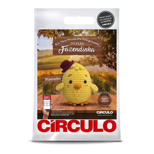Kit Amigurumi Coleção Fazendinha Pintinho