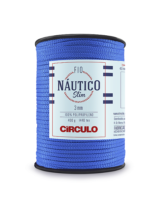 Fio Náutico 3mm Círculo Cor 2314 Royal