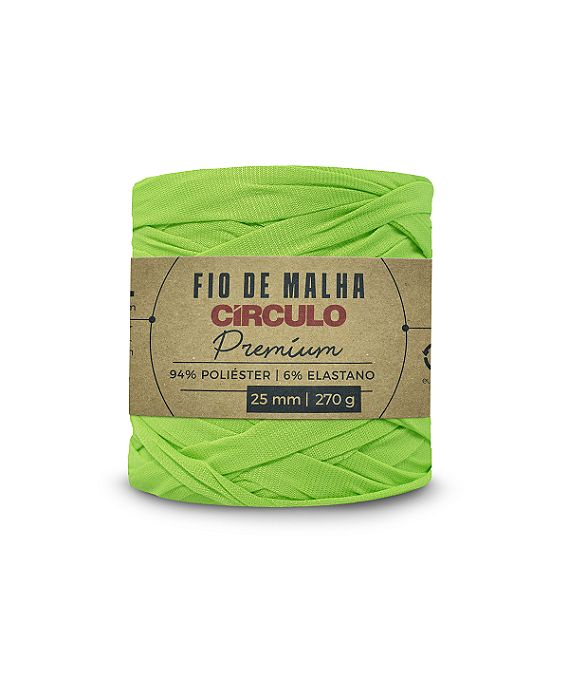 Fio de Malha Premium Circulo cor 6113 Flash Verde