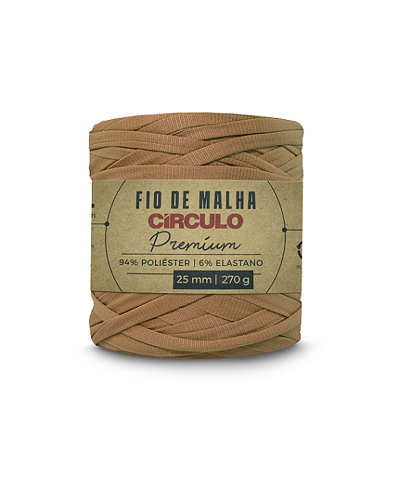 Fio de Malha Premium Circulo cor 7929 Pecã