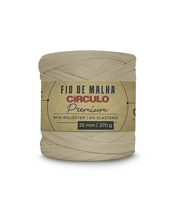 Fio de Malha Premium Circulo cor 7895 Ninho