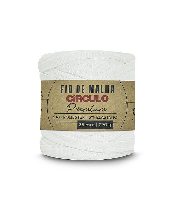 Fio de Malha Premium Circulo cor 7684 Porcelana