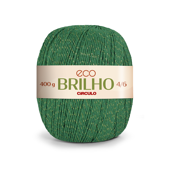 Barbante Eco Brilho 6 Circulo 5286 Bandeira Brilho Prata