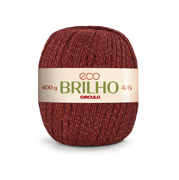 Barbante Eco Brilho 6 Circulo 3581 Pimenta Brilho Prata