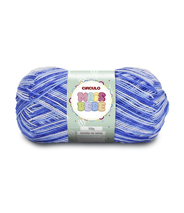 Lã Mais Bebe Circulo 500m Cor 9128 Inverno