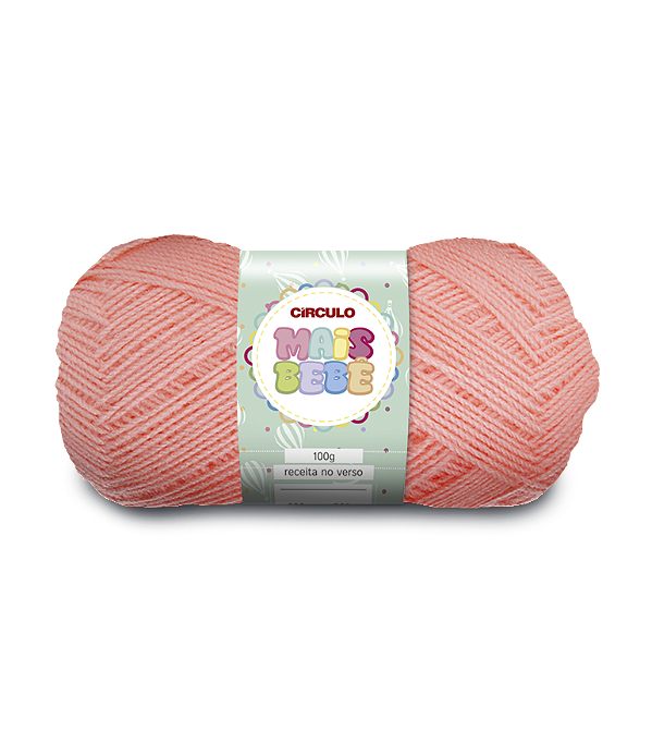 Lã Mais Bebe Circulo 500m Cor 214 Blush