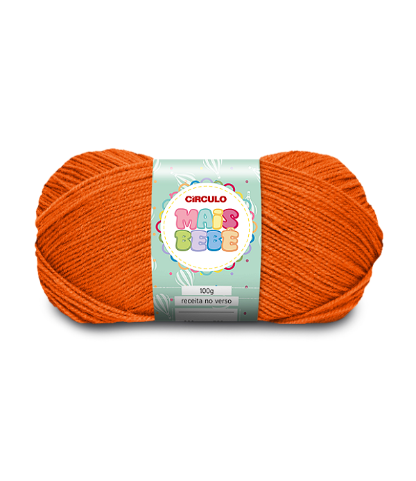 Lã Mais Bebe Circulo 500m Cor 4311 Amaranto