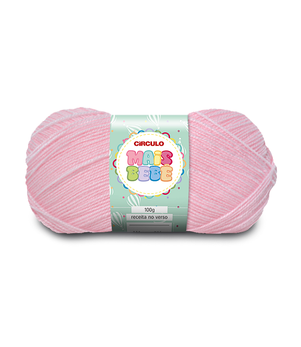 Lã Mais Bebe Circulo 500m Cor 3027 Iogurte