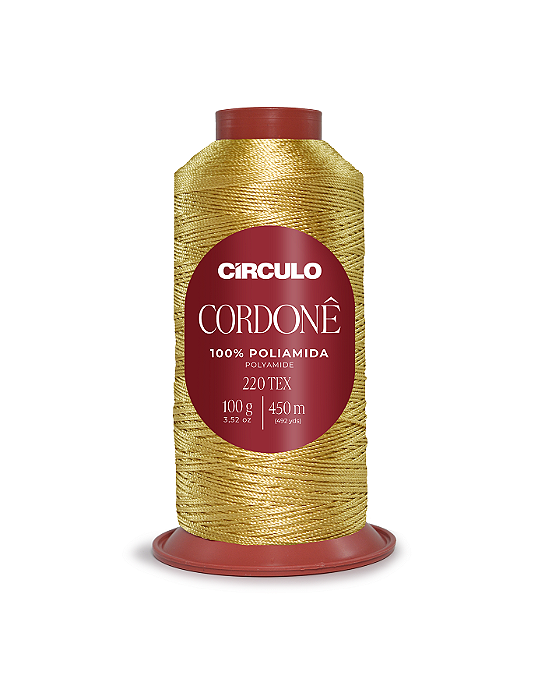 Fio Cordone 100% Poliamida Circulo 1013 Capim Dourado
