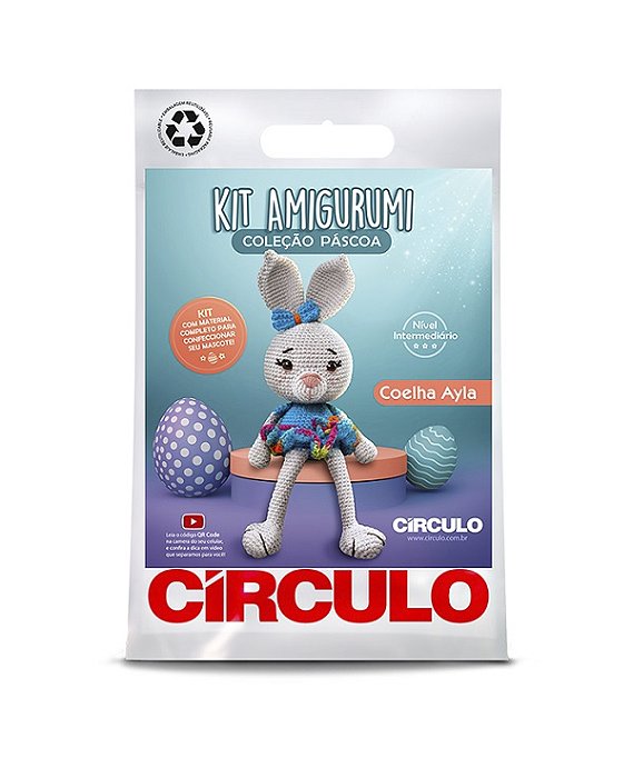 Kit Amigurumi Coleção Pascoa Coelha Ayla